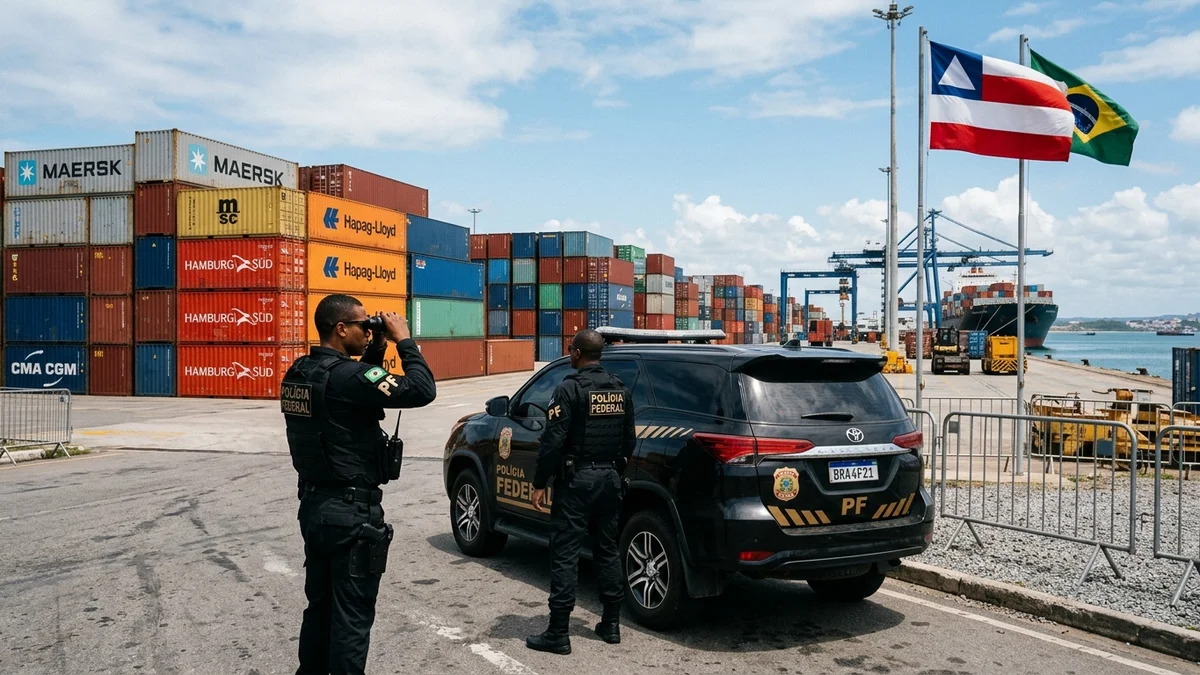 Polícia Federal deflagra Operação Litoral Seguro contra tráfico em Salvador