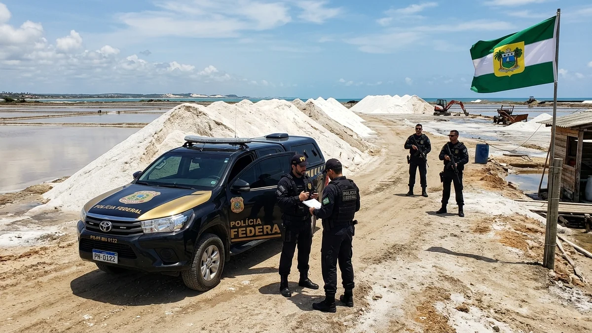 Polícia Federal deflagra Operação Salina contra lavagem de dinheiro no Rio Grande do Norte
