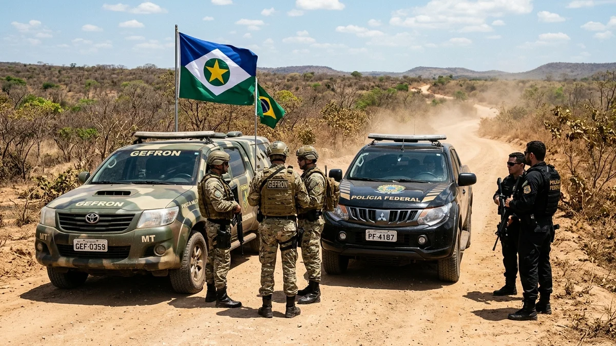 Polícia Federal e GEFRON apreendem drogas na fronteira em Cáceres