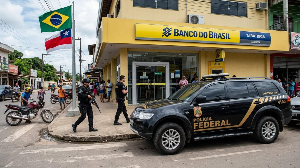 Polícia Federal realiza fiscalização em agências bancárias em Tabatinga/AM