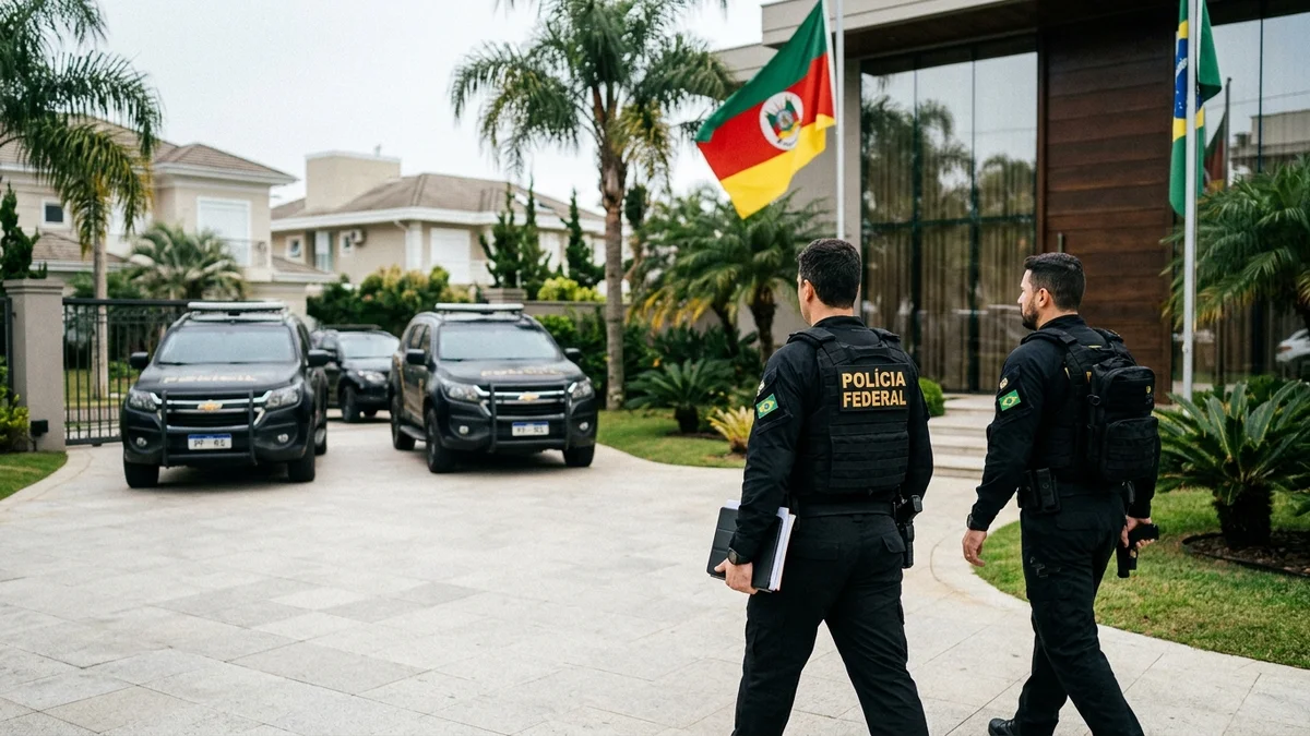 Polícia Federal realiza operação contra lavagem de capitais do tráfico em Porto Alegre