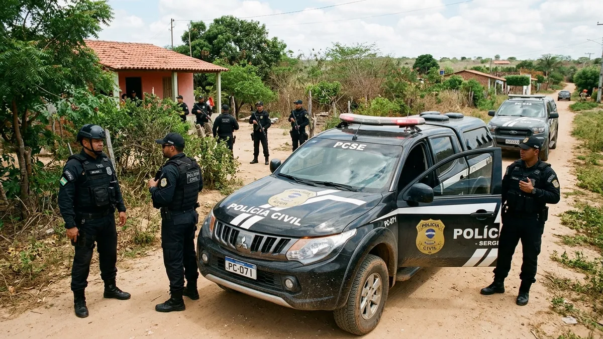 Polícia de Sergipe desarticula facção na Operação Cerberus em Tobias Barreto