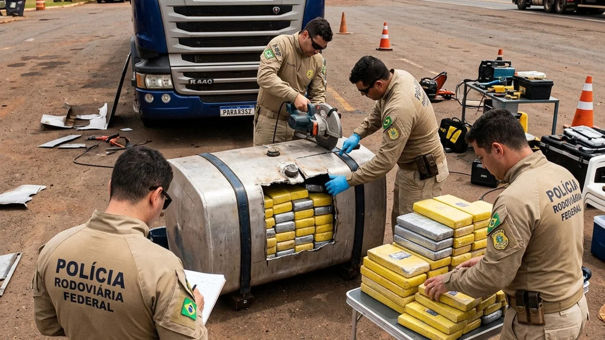 PRF Apreende 120 kg de Cocaína em Bataguassu: Ação Policial e Impactos Sociais
