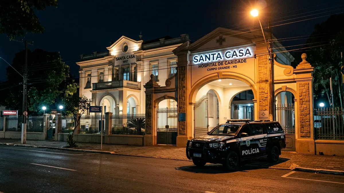 Segurança de hospital é preso suspeito de vender cocaína na Santa Casa