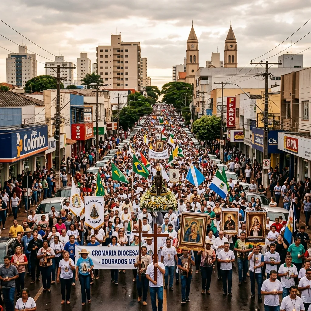 Riedel sanciona lei que torna Romaria de Dourados evento oficial do calendário estadual