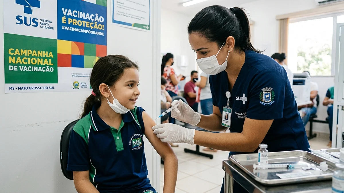 Secretaria de Saúde de MS Amplia Cobertura Vacinal e Mobiliza Postos de Saúde na Campanha de Multivacinação