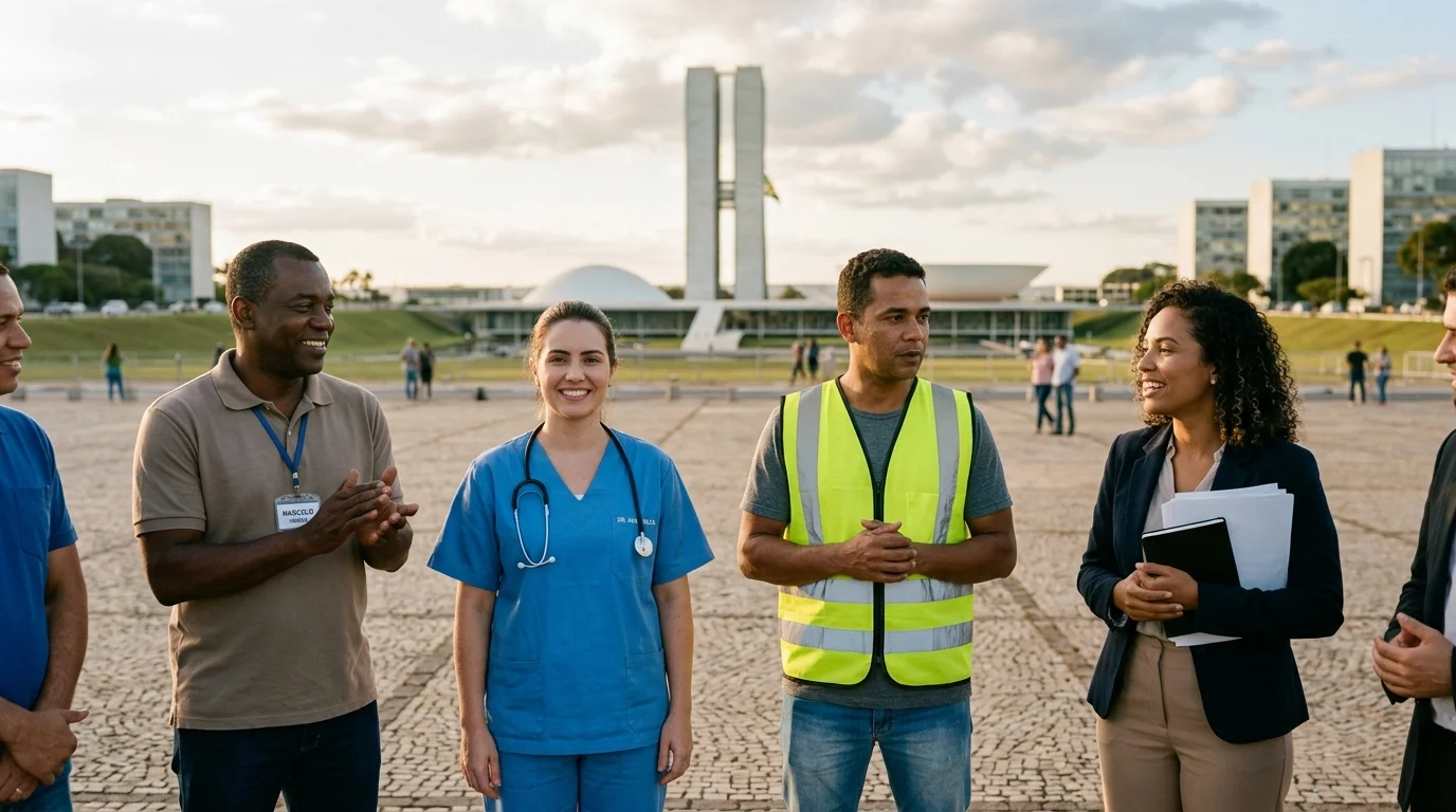 Trabalhadores brasileiros diante da aprovação do fim da escala 6x1 e redução da jornada para 40 horas semanais pelo Senado Federal