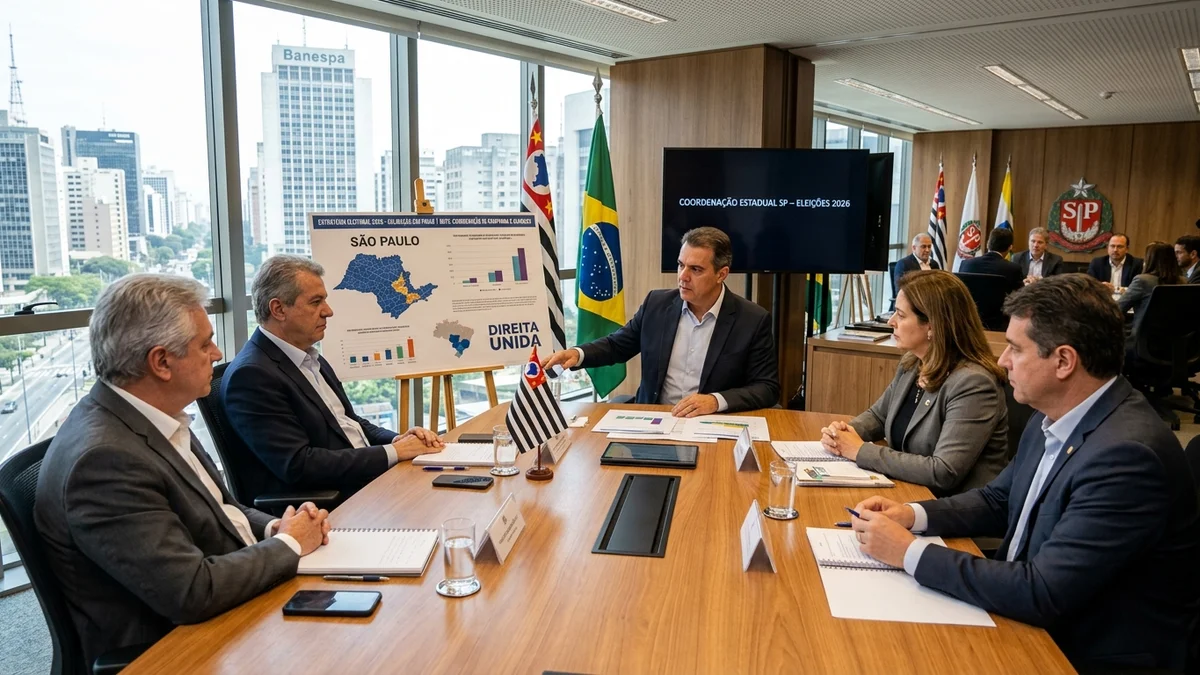 Tarcísio lidera articulações da direita para consolidar base eleitoral em São Paulo